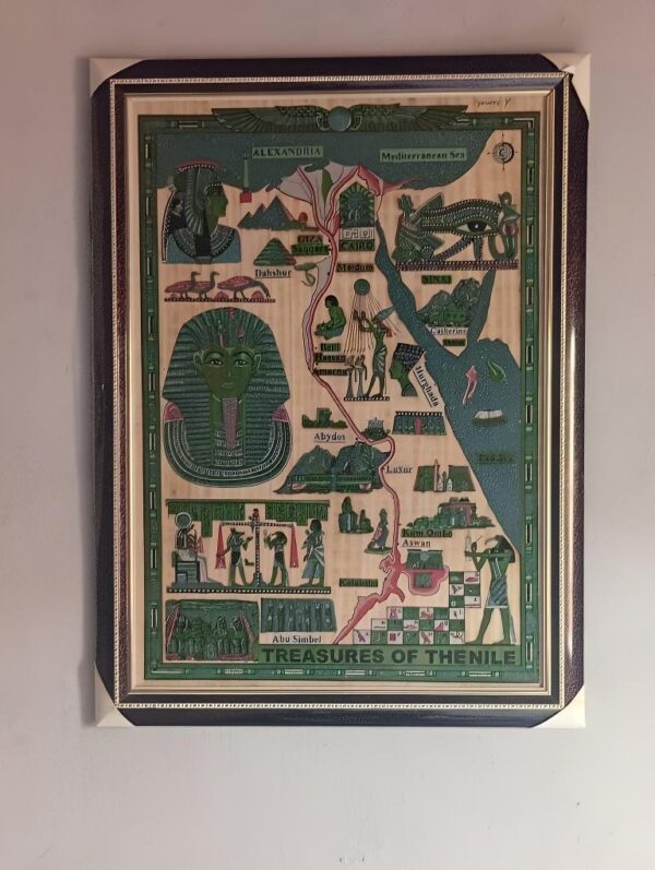 Treasures of the Nile: A Map of Ancient Egypt’s Wonders