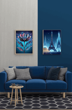 Architectural Dreams & Futuristic Floral Fusion