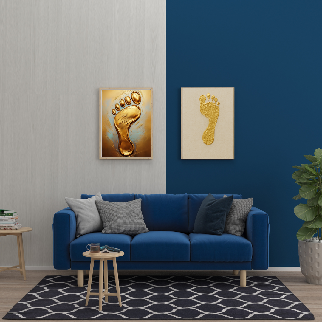 Golden Footprints of Elegance