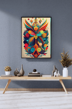 Vibrant Swirls of Energy