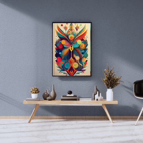 Vibrant Swirls of Energy
